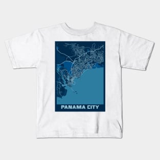 Panama City - Panama Peace City Map Kids T-Shirt